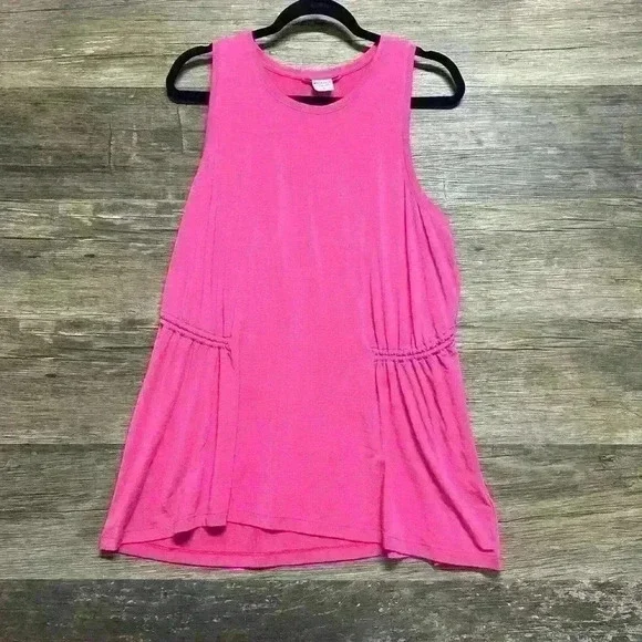 Athleta Pink Tank Top Asymmetrical Relaxed - Picture 1 of 3